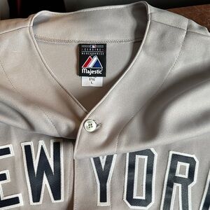 Majestic Gray New York Men's Jersey